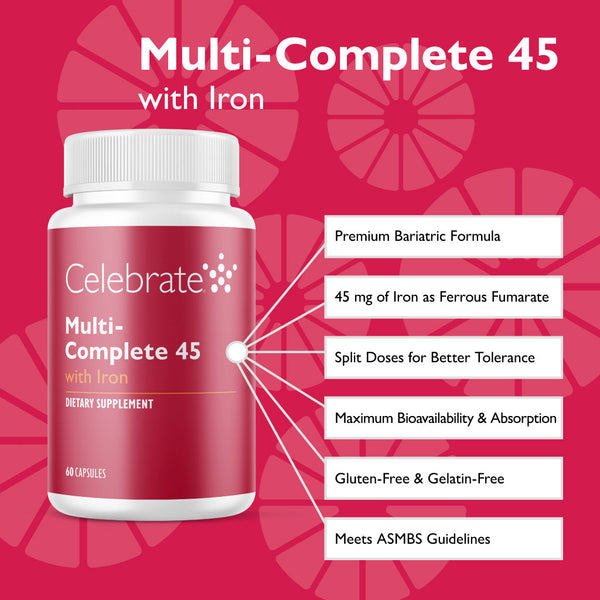 Multi-Complete 45 Bariatric Multivitamin with Iron Capsules
