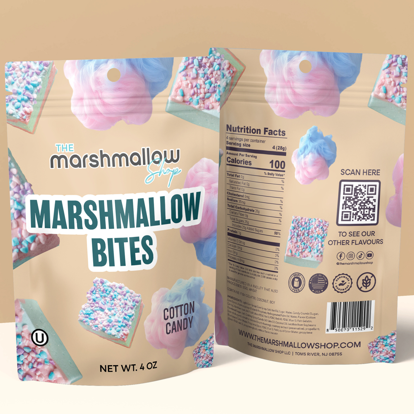Marshmallow Bites Flavored Treats