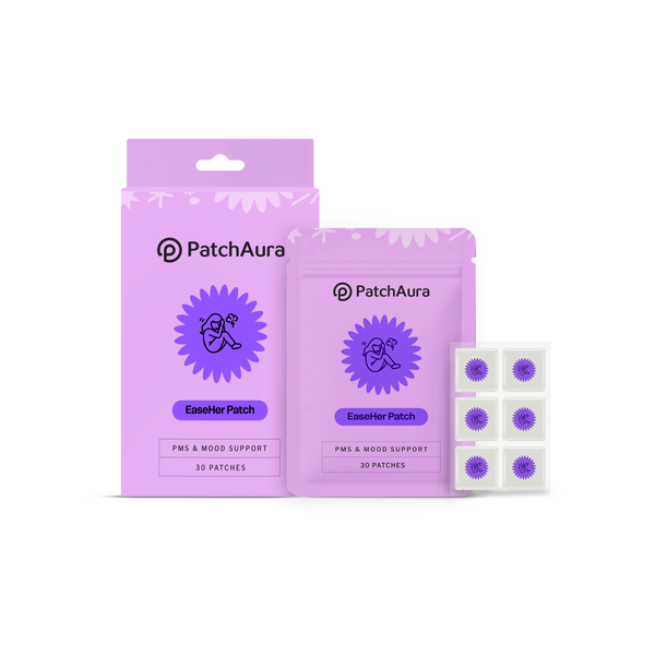 PatchAura EaseHer Patch – PMS Relief & Hormonal Balance (30 Patches)