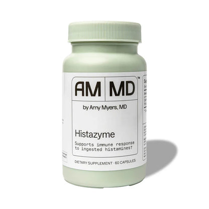 Amy Myers MD Histazyme - Diamine Oxidase Dao Enzyme Supplement Histamine Blocker to Support Healthy Digestion, Food Derived Histamine Intolerance (HI) - 60 Capsules - Bottle