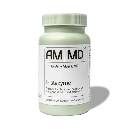 Amy Myers MD Histazyme - Diamine Oxidase Dao Enzyme Supplement Histamine Blocker to Support Healthy Digestion, Food Derived Histamine Intolerance (HI) - 60 Capsules - Bottle