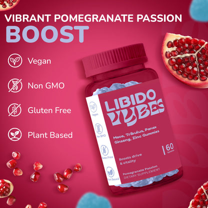 Vybes Libido Support Gummies – Desire, Vitality & Performance Formula – 60 Gummies