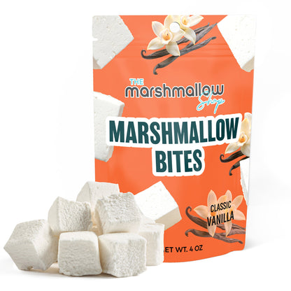 Marshmallow Bites - Sweet Candy Coated Fluffy Marshmallow Snacks Mix Flavours