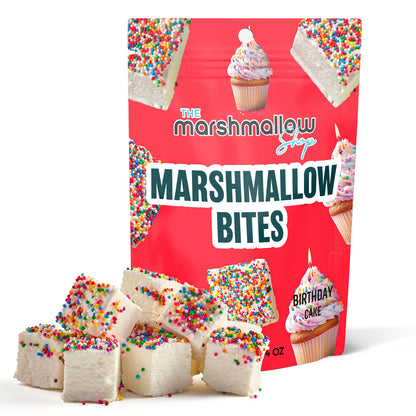Marshmallow Bites - Sweet Candy Coated Fluffy Marshmallow Snacks Mix Flavours