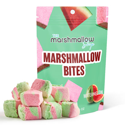 Marshmallow Bites - Sweet Candy Coated Fluffy Marshmallow Snacks Mix Flavours