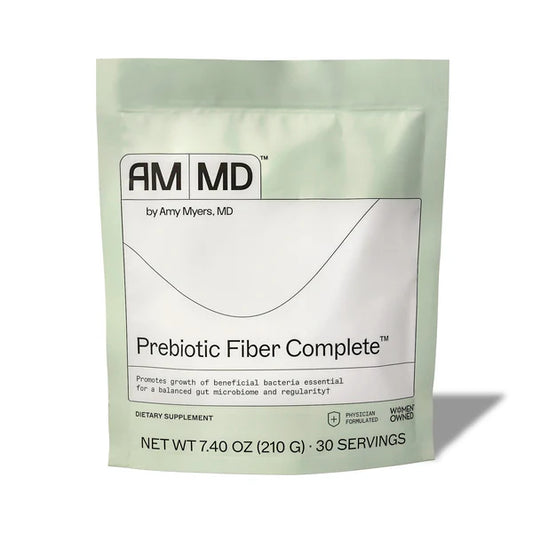 Amy Myers MD Prebiotic Fiber Powder for Gut Support - Perfect Gut Health Powder for Digestive System - Gluten Free, Egg Free, Non GMO, Keto - Mixes Well with Your Morning Coffee, 1 Month Supply