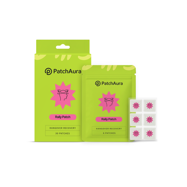 PatchAura Rally Patch – Advanced Hangover & Recovery Support (30 Patches)