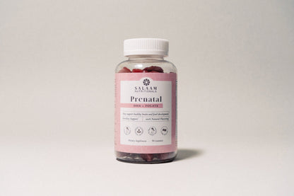 Prenatal Vitamins - Gummy Multivitamins with Folate & DHA - 90 Count | Salaam Nutritionals