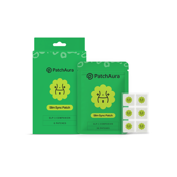 PatchAura SlimSync Patch – GLP-1 Companion & Metabolic Support (30 Patches)