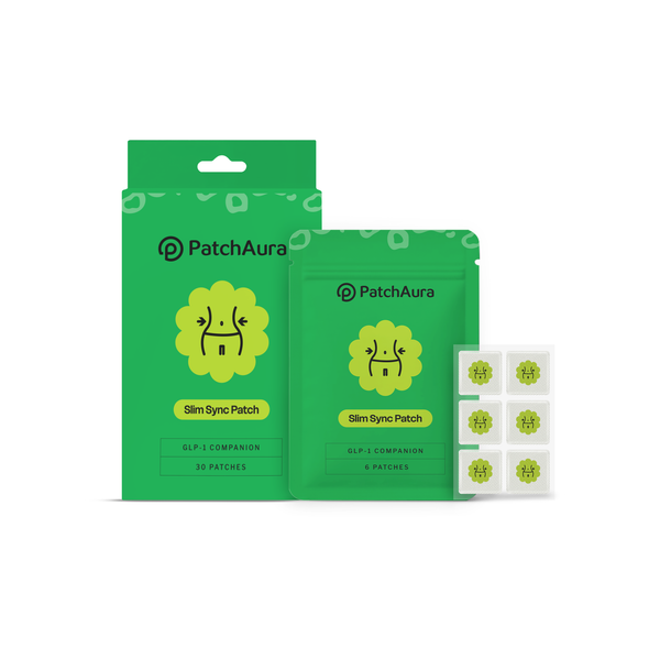 PatchAura SlimSync Patch – GLP-1 Companion & Metabolic Support (30 Patches)