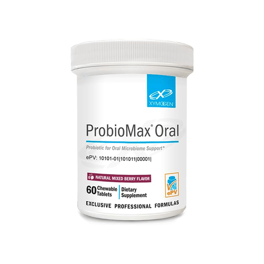 Xymogen Oral Probiotics for Gum Health + Dental Care - ProbioMax - Oral Care Probiotics for Women and Men - Dental Probiotics for a Healthy Mouth with Bifidobacterium Lactis - (60 Tablets)