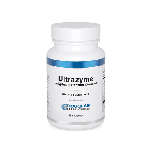 Douglas Laboratories Ultrazyme (Polyphasic Enzyme Complex) | Active Digestive Enzymes to Support Protein and Carbohydrate Digestion* | 180 Tablets