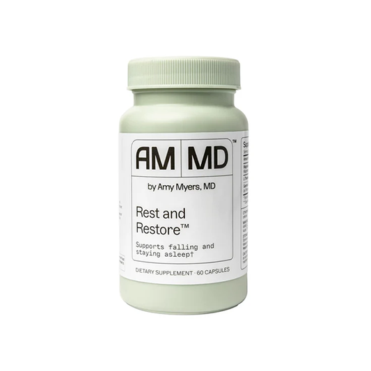 Rest and Restore by Dr. Amy Myers for Restful Sleep – Supports a Healthy Night’s Sleep, Helps Maintain a Regular Sleep Cycle – Dietary Supplement 60 Capsules