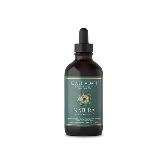 Natura Health Products Power Adapt Supplement - Deep Adrenal and Endocrine Support - Featuring Ashwagandha, Ginseng, Rhodiola Rosea Root Ext. and Cordyceps (4 Fluid oz)