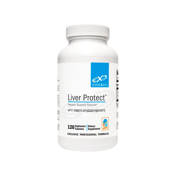 XYMOGEN Liver Protect - Supports Liver Health + Glutathione Production - Milk Thistle Extract, ALA Alpha-Lipoic Acid, N-Acetyl-L-Cysteine, Selenium L-Selenomethionine (120 Capsules)