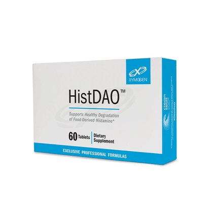 XYMOGEN HistDAO - DAO Enzyme Supplement to Supports Healthy Degradation of Food-Derived Histamine - Diamine Oxidase for Digestive Health 20,000 HDU Per Serving (60 Tablets)