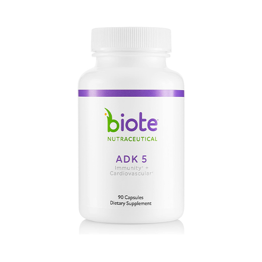 Biote Nutraceuticals - ADK 5 - Immunity + Cardiovascular (90 Capsules)