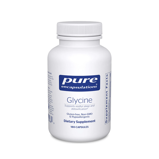 Pure Encapsulations Glycine - Supports Restful Sleep & Liver Detox* - Liver Supplement - Vegan & Gluten-Free - 180 Capsules