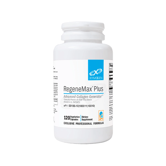 XYMOGEN RegeneMax Plus – Advanced Collagen Supplements with Biotin & Clinically Tested ch-OSA - Supports Skin, Hair, Nails & Bone Health - Collagen for Women & Men (120 Capsules)