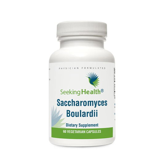 Seeking Health | Saccharomyces Boulardii | Probiotic Supplement | 5 Billion CFU per Capsule | 60 Vegetarian Capsules