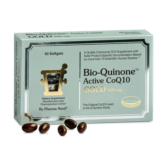 The Original CoQ10 from The Inventor of Q10 Supplements | High Absorption | Bio-Quinone Coenzyme Q10 100mg, Essential Antioxidant for Energy, Heart Health and Fertility Support, 60 Softgels