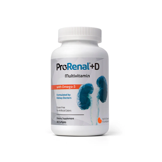 ProRenal+D with Omega-3 Fish Oil Kidney Multivitamin 30-Day Supply