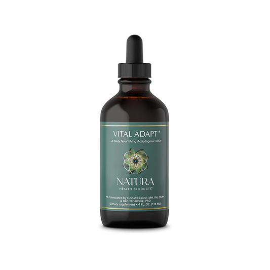 Natura Health Products Vital Adapt Supplement - Daily Nourishing Adaptogenic Tonic for Endocrine Function Support - Featuring Rhodiola, Ashwagandha, Cordyceps, Reishi (4 Fluid oz)