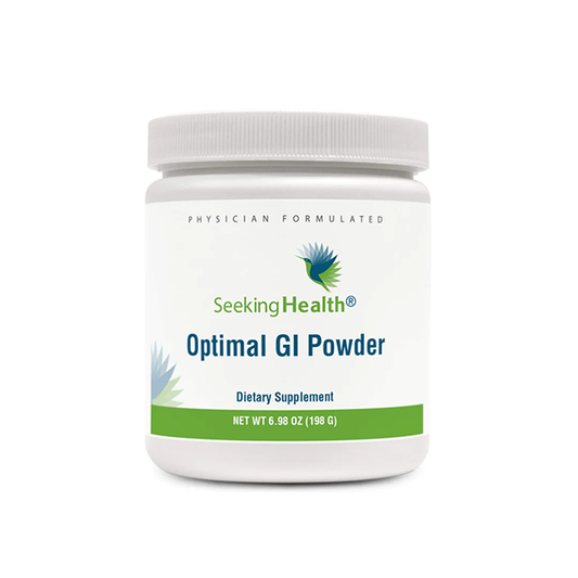 Seeking Health Optimal GI Plus Powder, Zinc and L-Glutamine, Natural Digestive Support with NADG, Physician Formulated, Vegan and Vegetarian (30 Servings)*