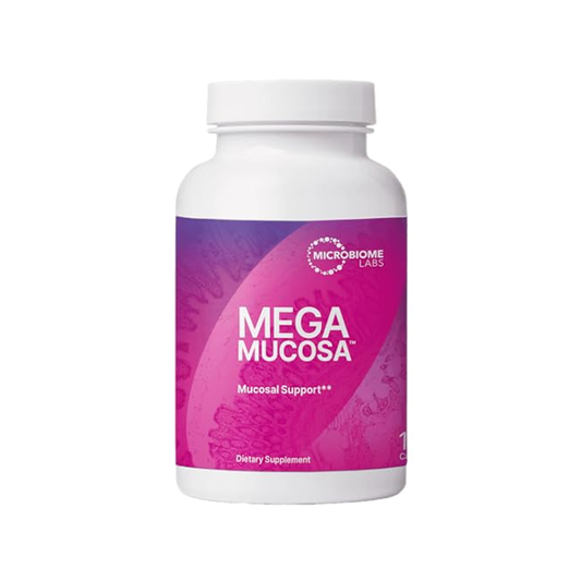 Microbiome Laps MegaMucosa - Amino Acids Supplement with Dairy-Free Immunoglobulins - Gut Health + Immune Support for Women & Men - For Complete Mucosal Support (180 Capsules)