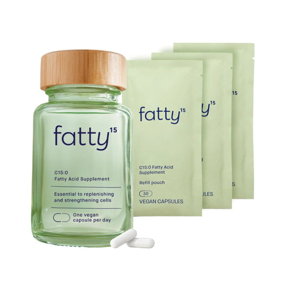 Fatty15 C15:0 Pentadecanoic Acid Supplement - 90 Vegan Capsules