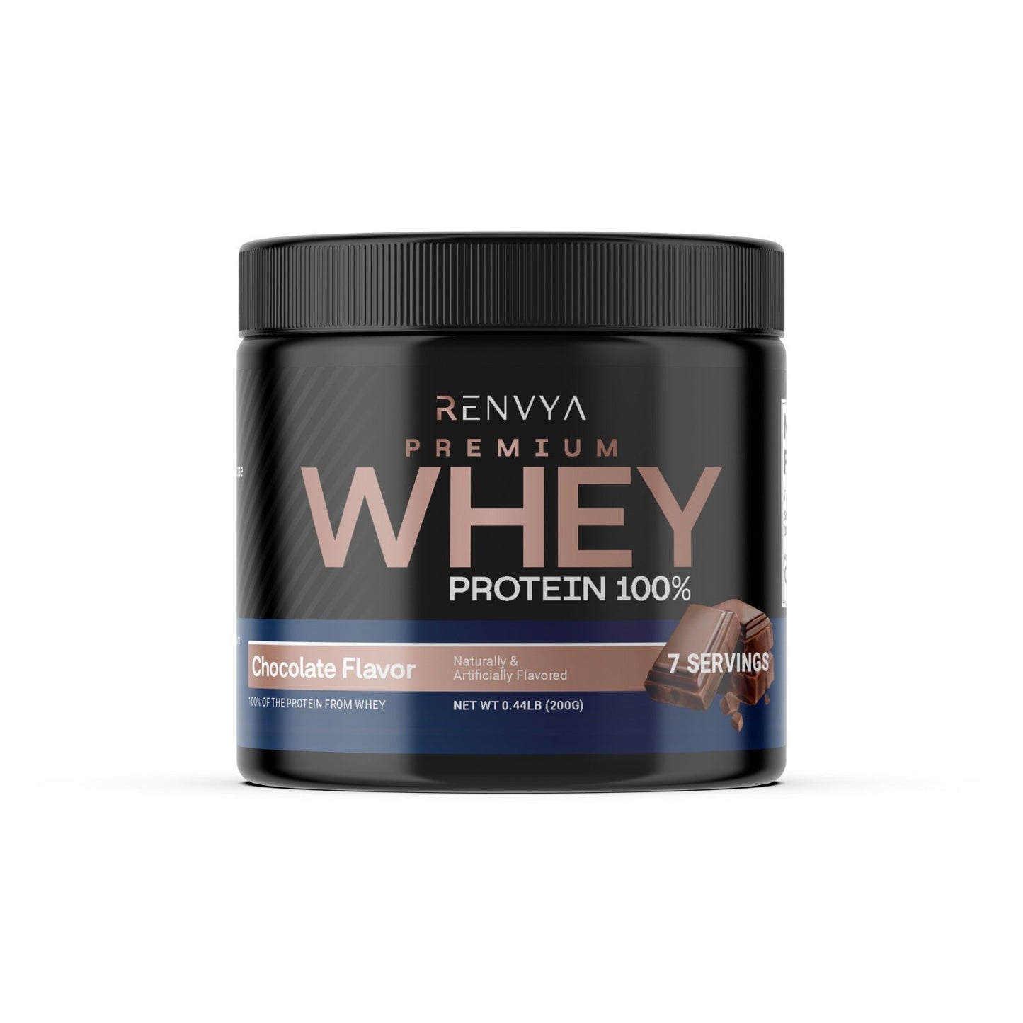 Renvya Whey Protein en Poudre 100% Chocolat – Shake Protéiné Premium pour la Croissance Musculaire, la Récupération et le Soutien des Muscles Maigres, Absorption Rapide