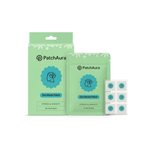 PatchAura Patch Zen Mode – Soutien au Stress et à l'Anxiété (30 Patchs)