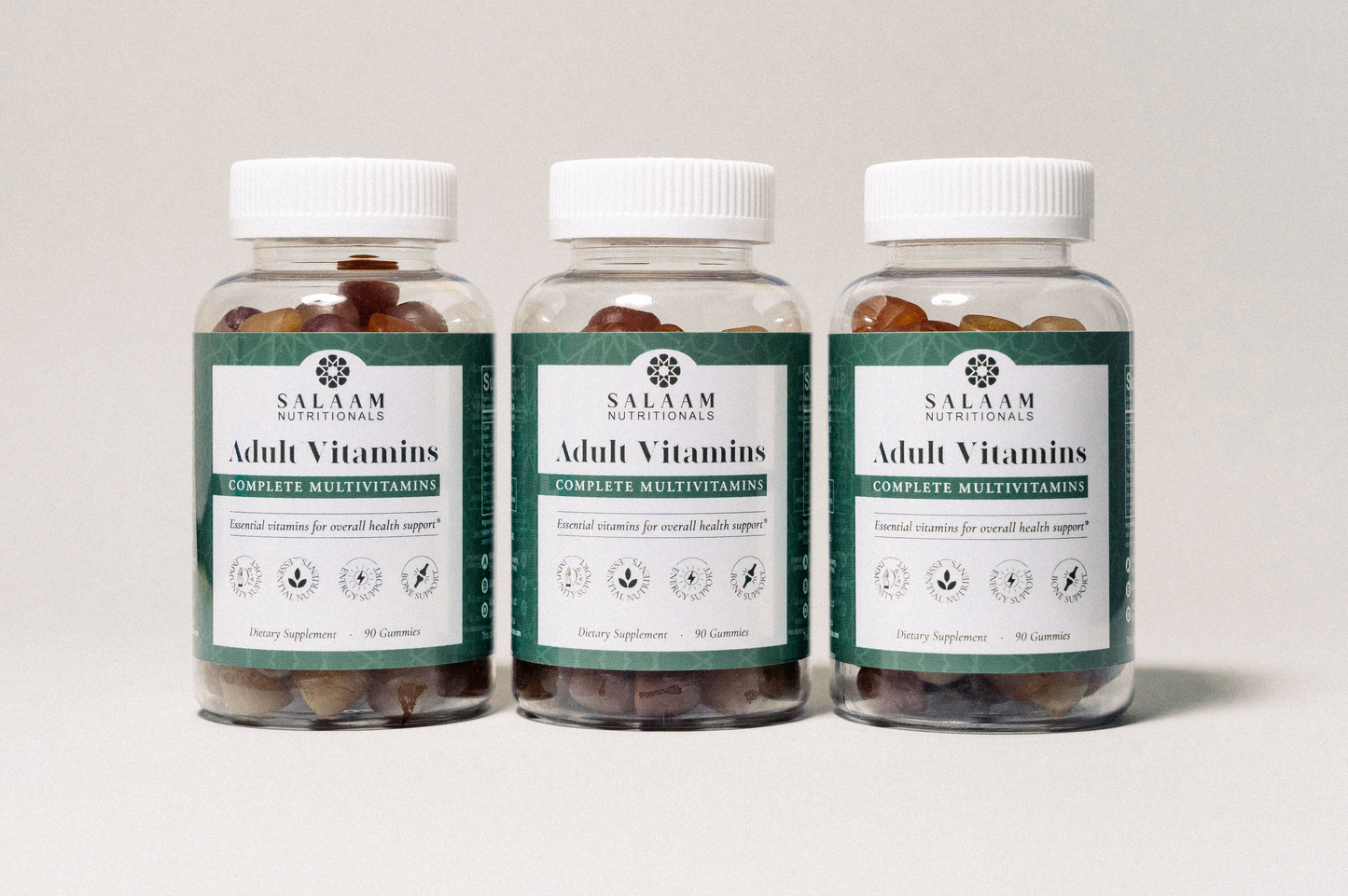 Adult Multivitamin Gummies - Complete Nutrition with Essential Vitamins - 90 Count