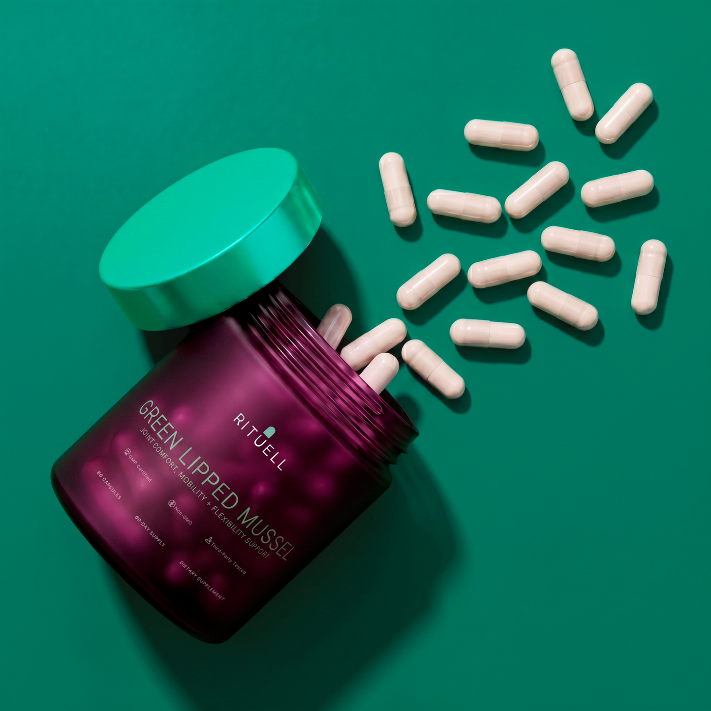 Rituell Green Lipped Mussel – Joint Comfort, Mobility & Flexibility Support Supplement, 60 Capsules