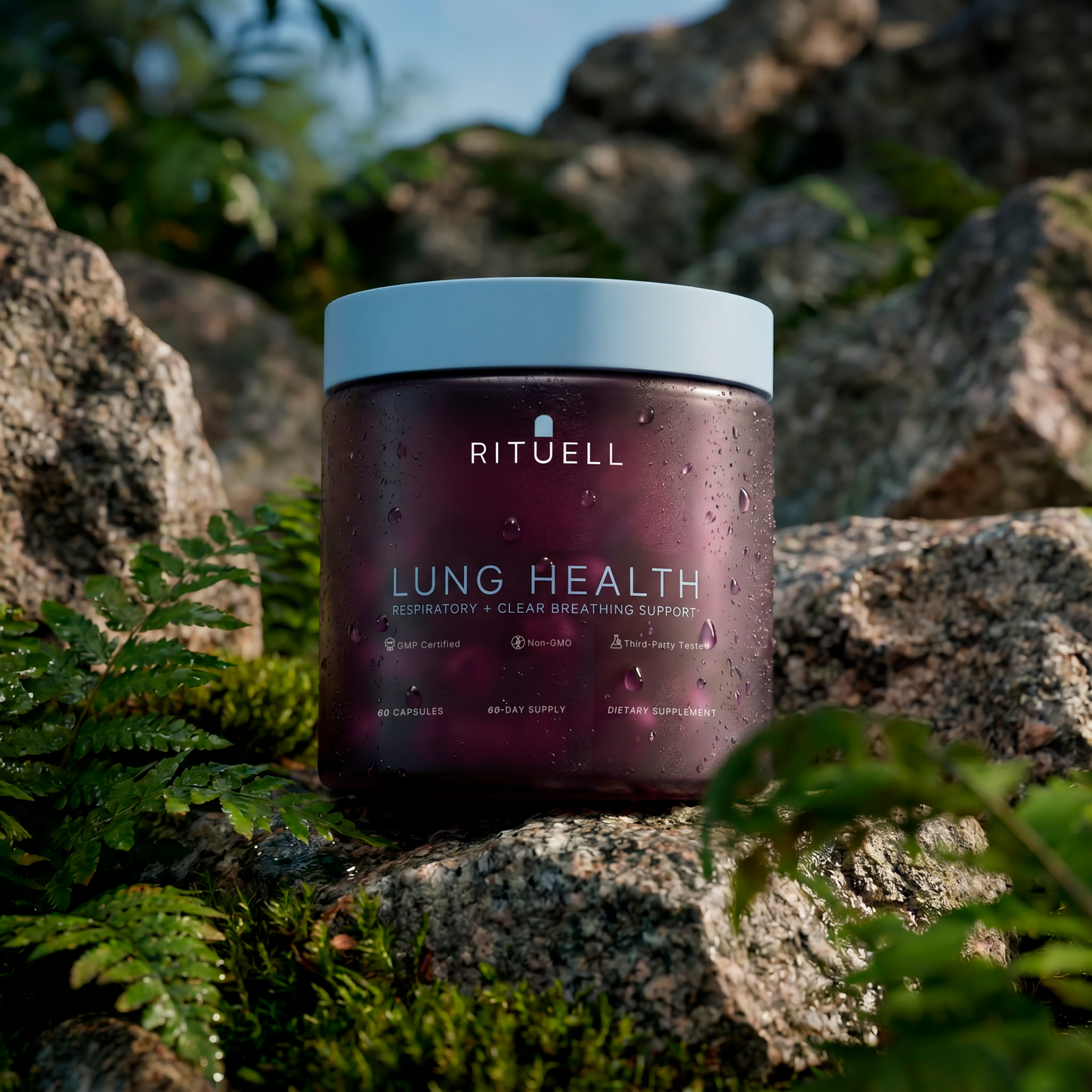 Rituell Lung Health – Respiratory & Clear Breathing Support Supplement, 60 Capsules
