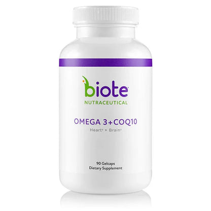 Biote Nutraceuticals - OMEGA 3 + CoQ10 - 90 gel caps