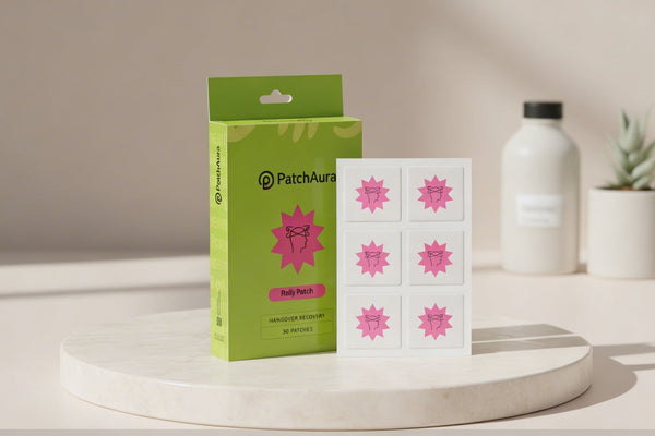 PatchAura Rally Patch – Advanced Hangover & Recovery Support (30 Patches)