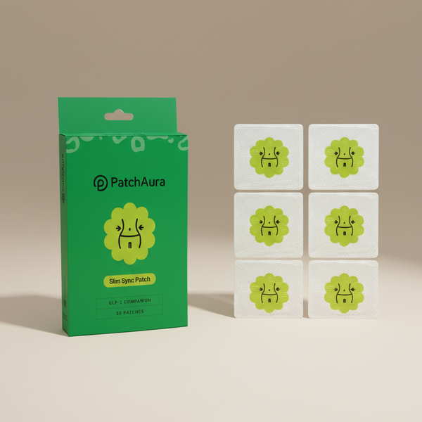 PatchAura SlimSync Patch – GLP-1 Companion & Metabolic Support (30 Patches)