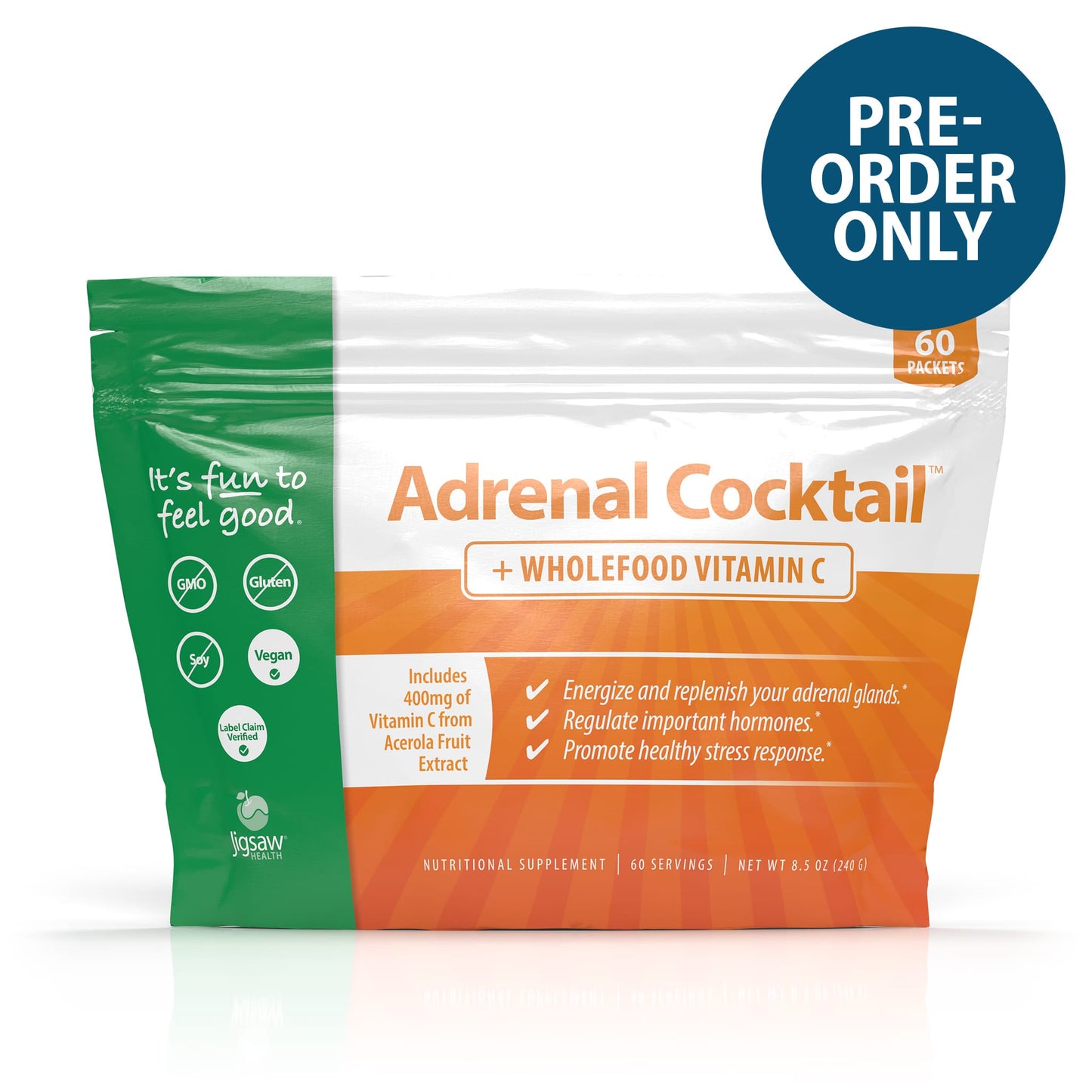 Jigsaw Adrenal Cocktail™ + Vitamine C alimentaire complète