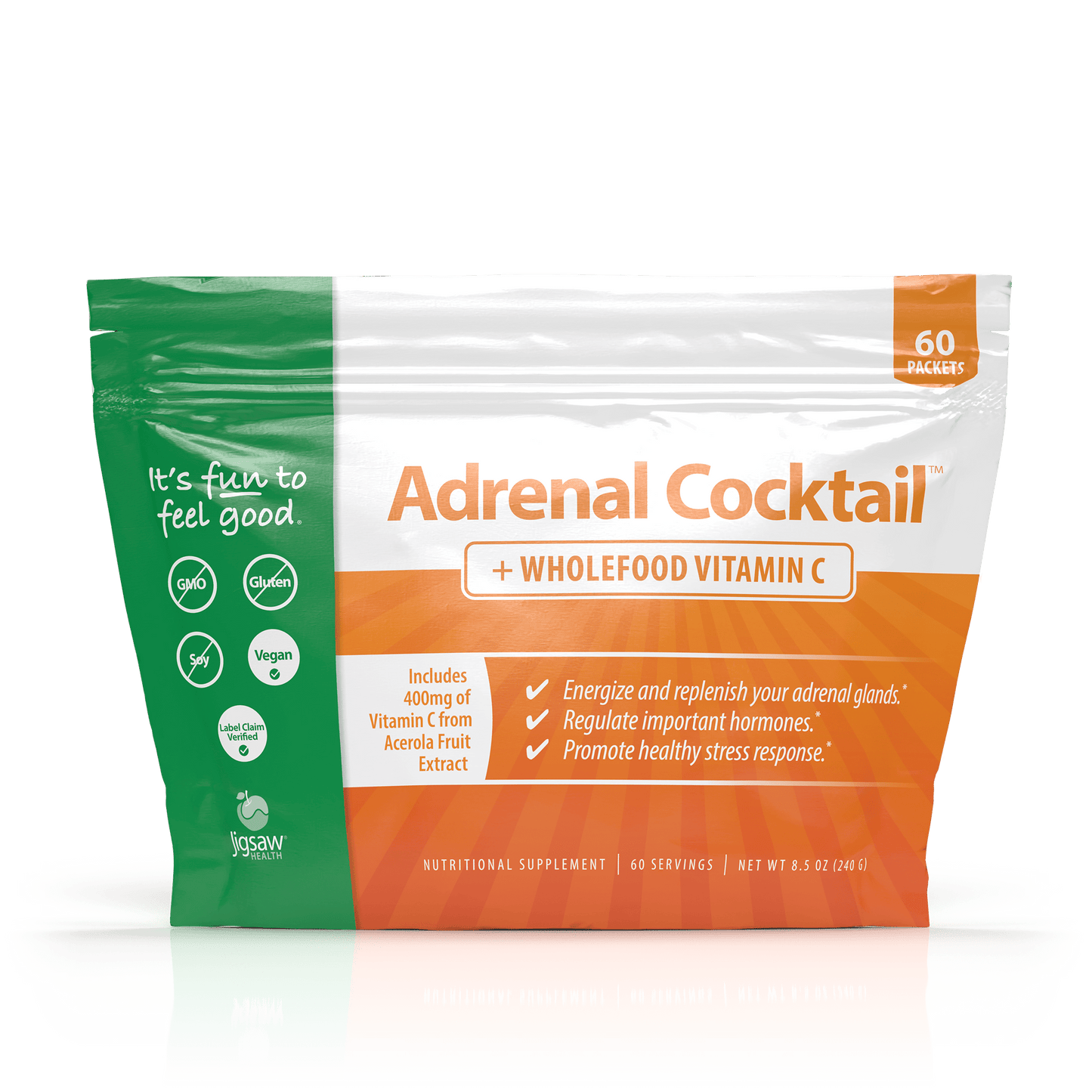 Jigsaw Adrenal Cocktail™ + Vitamine C alimentaire complète