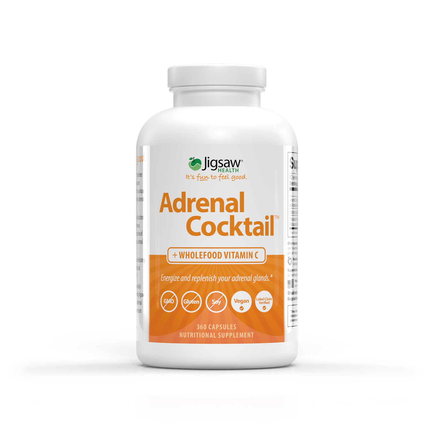 Jigsaw Adrenal Cocktail™ + Vitamine C alimentaire complète