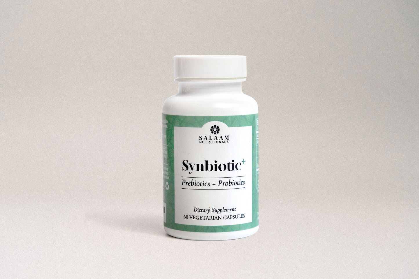 Synbiotic Plus - Probiotics + Prebiotics 3.5 Billion CFU Veggie Capsules - 60 Count | Salaam Nutritionals