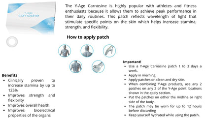 LifeWave - Y-Age Carnosine Stamina Patches - 30 Patches