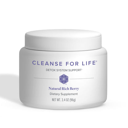 Isagenix Cleanse for Life - Powder Supplement Vitamin B12 & Niacin - Natural Rich Berry 3.4 Oz (16 Servings)