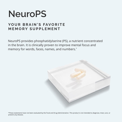 Dr Amen BrainMD NeuroPS - 30 Capsules - 150 mg Phosphatidylserine