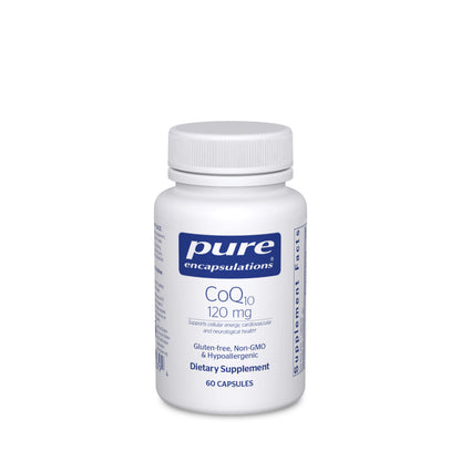 Pure Encapsulations CoQ10 120 mg - Coenzyme Q10 Supplement for Heart Health - 60 Capsules