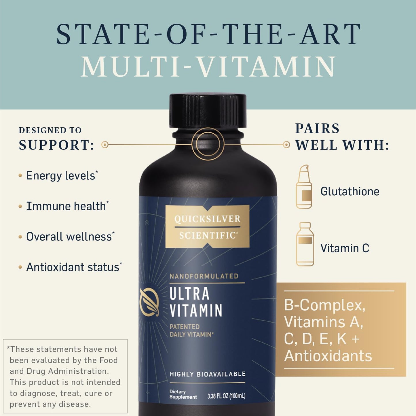 Quicksilver Scientific Liposomal Ultra Vitamin - (100ml)