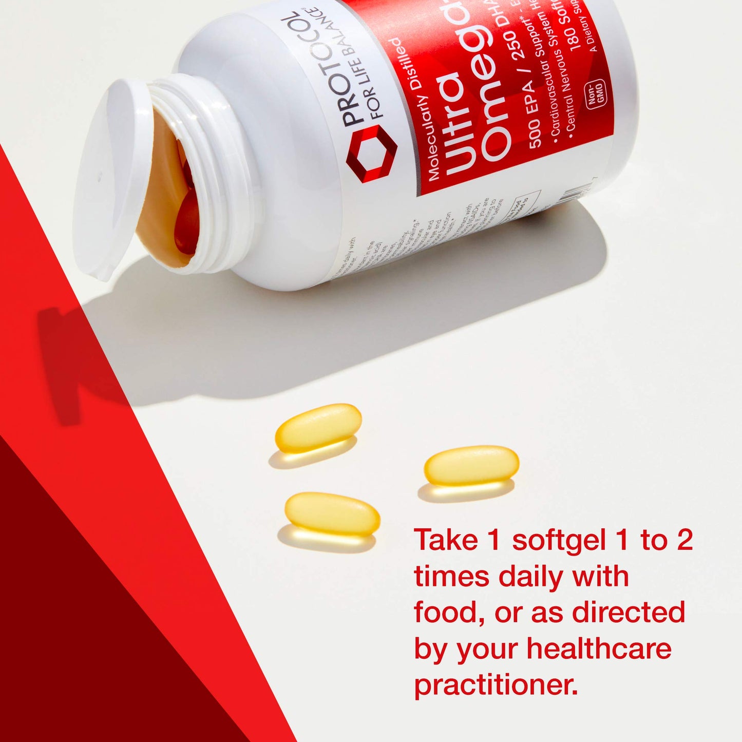 PROTOCOL FOR LIFE BALANCE - Ultra Omega-3 (500 EPA / 250 DHA) - 180 Softgels