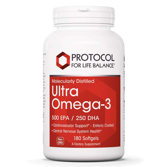 PROTOCOL FOR LIFE BALANCE - Ultra Omega-3 (500 EPA / 250 DHA) - 180 Softgels