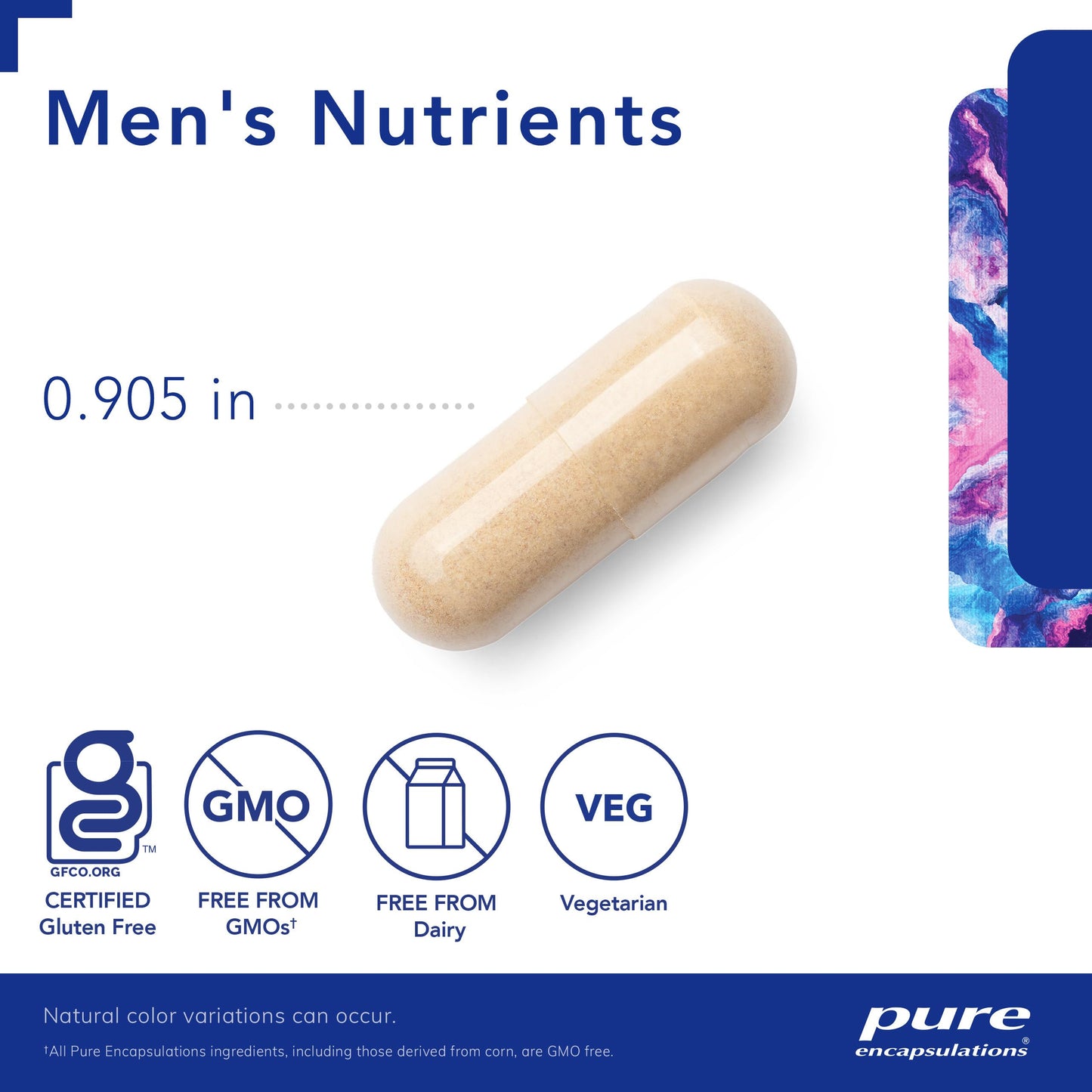 Pure Encapsulations Men's Nutrients - Multivitamin Mineral Supplement - 180 Capsules